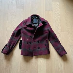 G-Star Valley Check Plaid Peacoat